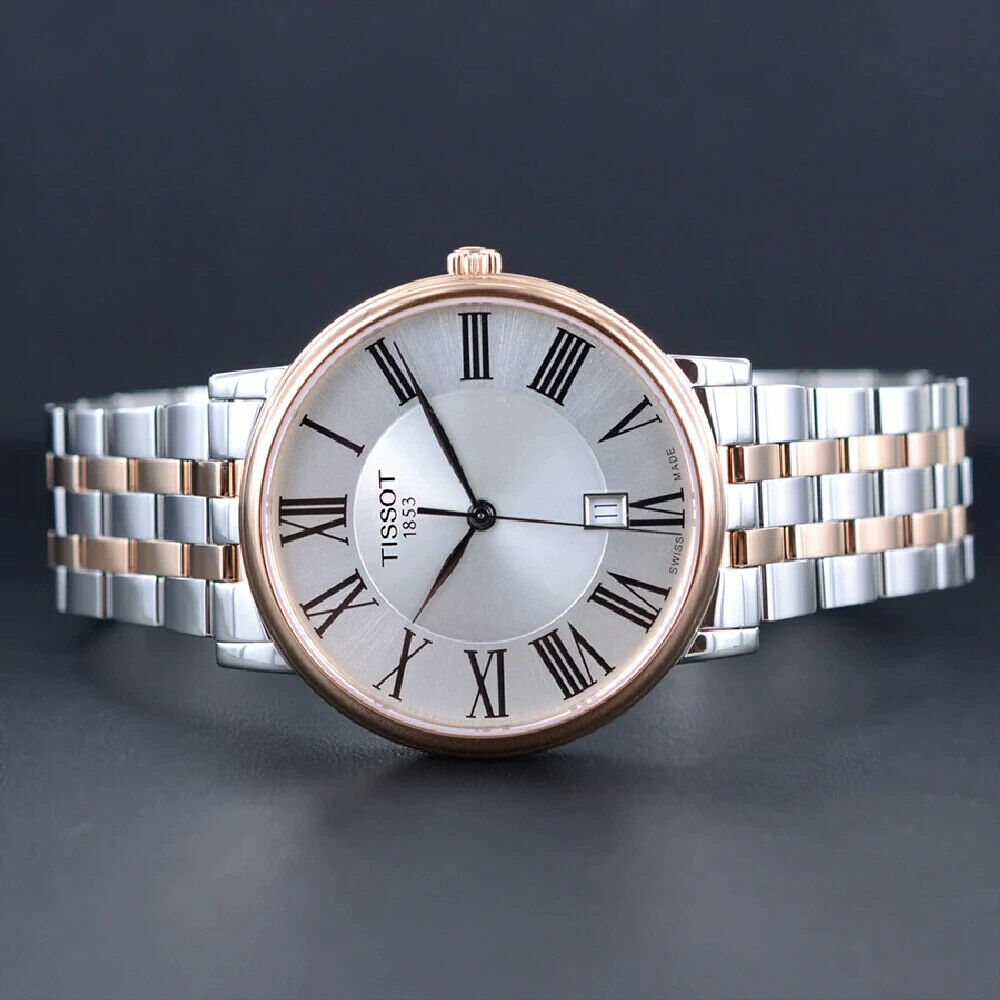  Shop Authentic Tissot Carson Premium White Dial Two Tone Steel Strap Watch For Men - T122.410.22.033.00 - Luxxuri
