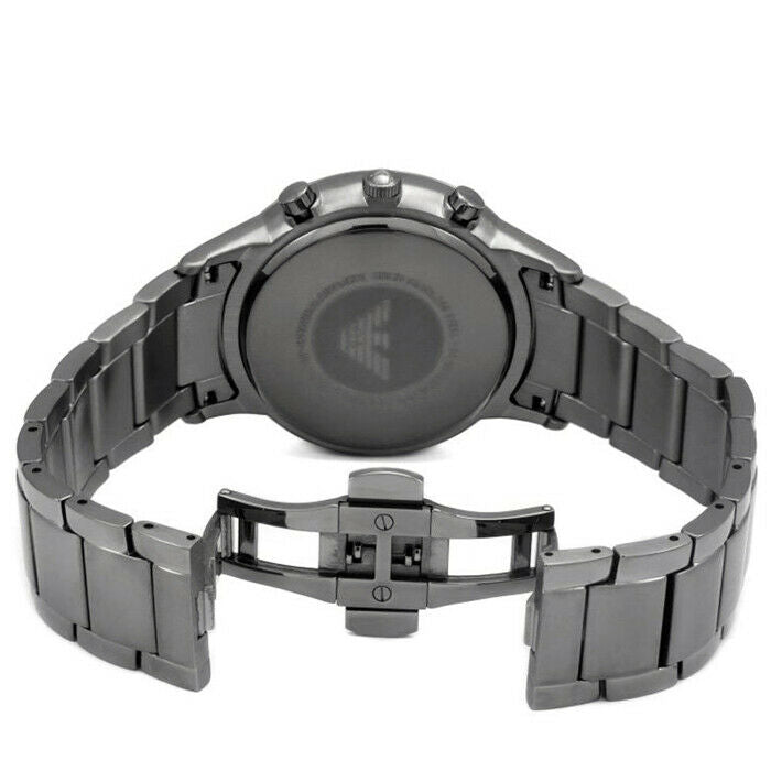  Shop Authentic Emporio Armani Classic Chronograph Grey Dial Grey Steel Strap Watch For Men - AR2454 - Luxxuri