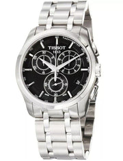  Shop Authentic Tissot Couturier Chronograph Black Dial Silver Steel Strap Watch For Men - T035.617.11.051.00 - Luxxuri