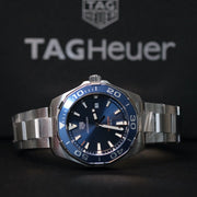  Shop Authentic Tag Heuer Aquaracer Blue Dial Watch for Men - WAY101C.BA0746 - Luxxuri