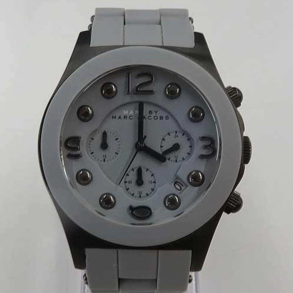  Shop Authentic Marc Jacobs Pelly Grey Dial Grey Silicone Strap Watch for Women - MBM2566 - Luxxuri