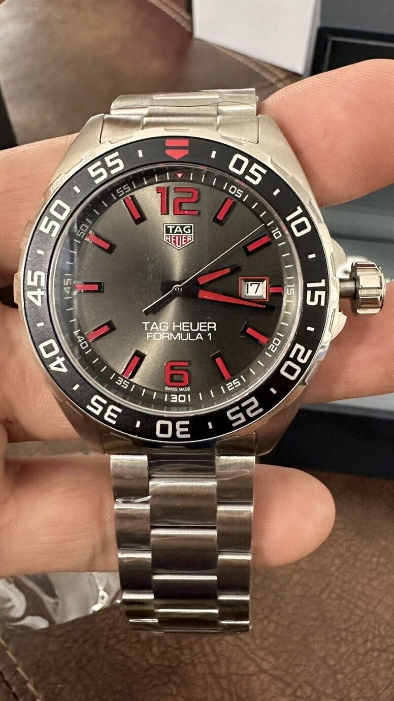  Shop Authentic Tag Heuer Formula 1 Anthracite Dial Watch for Men - WAZ1018.BA0842 - Luxxuri
