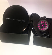  Shop Authentic Marc Jacobs Pelly Black Dial Black Silicone Strap Watch for Women - MBM2517 - Luxxuri