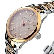  Shop Authentic Burberry The Classic Rose Gold Dial Two Tone Steel Strap Watch for Women - BU10117 - Luxxuri