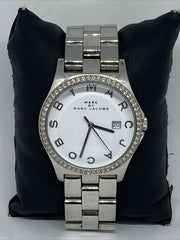  Shop Authentic Marc Jacobs Henry Diamonds White Dial Silver Steel Strap Watch for Women - MBM3044 - Luxxuri