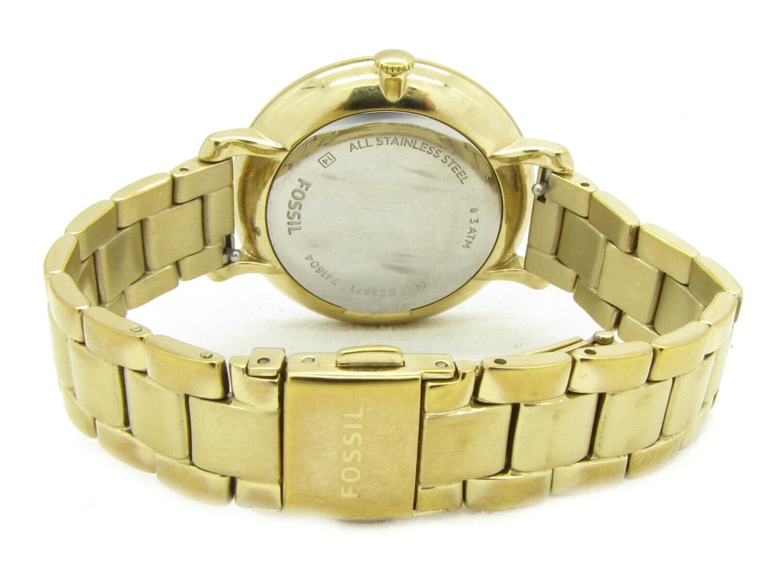  Shop Authentic Fossil Jacqueline Gold Dial Gold Steel Strap Watch for Women - ES3971 - Luxxuri