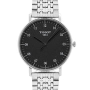 Shop Authentic Tissot Everytime Large Black Dial Silver Mesh Bracelet Watch For Men - T109.610.11.077.00 - Luxxuri