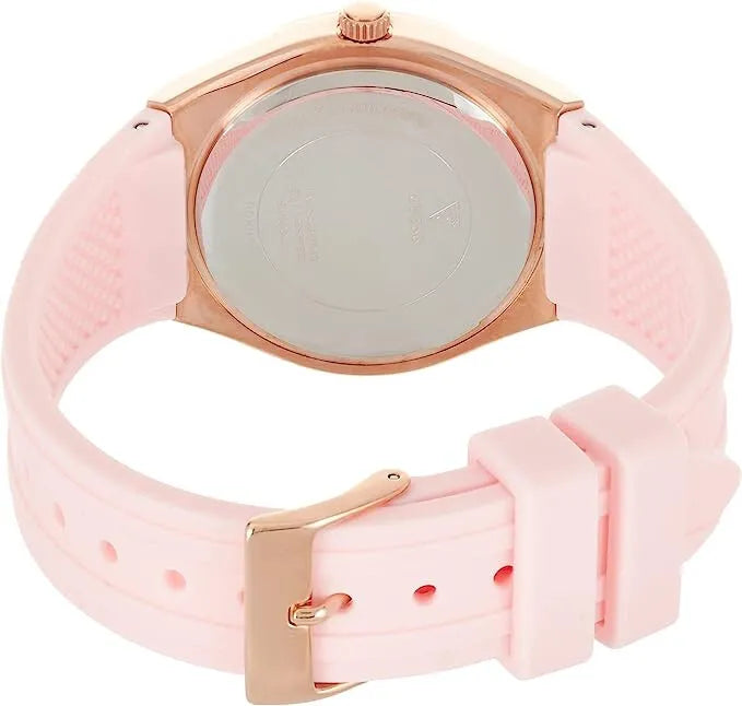  Shop Authentic Guess Cosmo Diamonds Silver Dial Pink Silicone Strap Watch for Women - GW0034L3 - Luxxuri