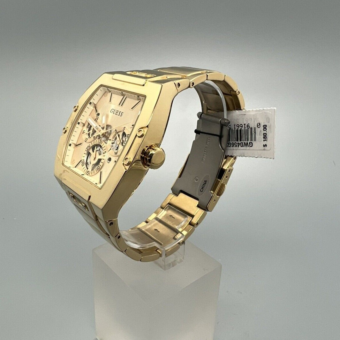  Shop Authentic Guess Phoenix Multi Function Gold Dial Gold Steel Strap Watch for Men - GW0456G2 - Luxxuri