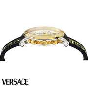  Shop Authentic Versace Sports Tech Chronograph Silver Dial Black Rubber Strap Watch for Women - VELT00519 - Luxxuri