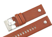  Shop Authentic Diesel SBA Dual Time Black Dial Brown Leather Strap Watch For Men - DZ7264 - Luxxuri