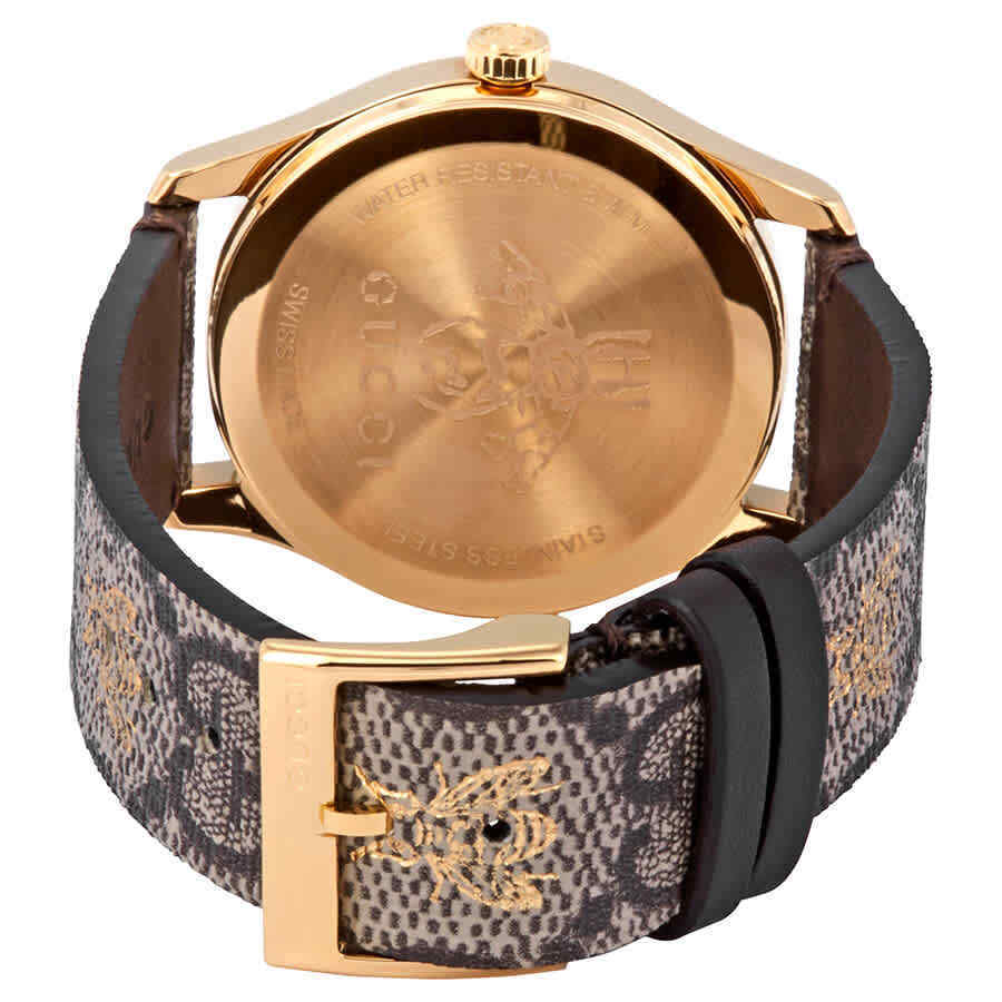  Shop Authentic Gucci G Timeless Brown Dial Brown Leather Strap Watch For Men - YA1264068 - Luxxuri