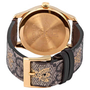  Shop Authentic Gucci G Timeless Brown Dial Brown Leather Strap Watch For Men - YA1264068 - Luxxuri