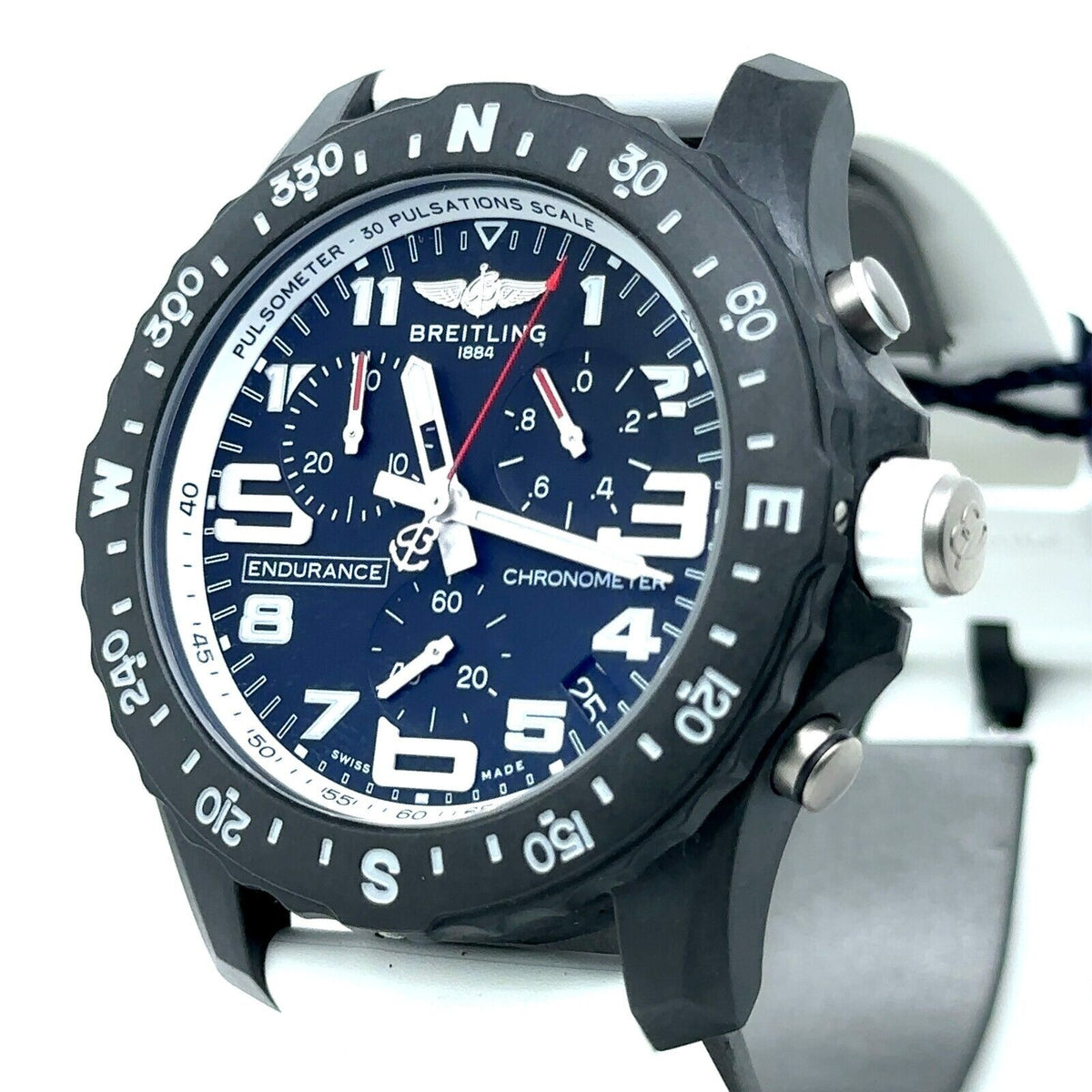  Shop Authentic Breitling Endurance Pro Black Dial White Rubber Strap Watch for Men - X82310A71B1S1 - Luxxuri