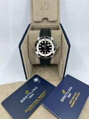  Shop Authentic Breitling Superocean Automatic 42 Black Dial Black Rubber Strap Watch for Men - A17375211B1S1 - Luxxuri