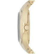 Marc Jacobs Rivera White Dial Gold Steel Strap Watch for Women - MBM3137
