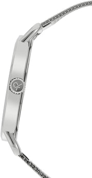  Shop Authentic Calvin Klein Even Quartz White Dial Silver Steel Strap Watch for Women - K7B21126 - Luxxuri