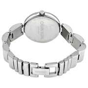  Shop Authentic Calvin Klein Wavy Black Dial Silver Steel Strap Watch for Women - K9U23141 - Luxxuri