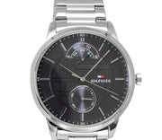  Shop Authentic Tommy Hilfiger Hunter Grey Dial Silver Steel Strap Watch for Men - 1791608 - Luxxuri