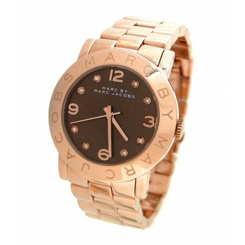  Shop Authentic Marc Jacobs Amy Purple Rose Gold Steel Strap Watch for Women - MBM8616 - Luxxuri