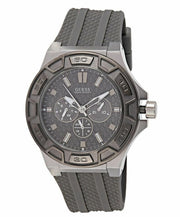  Shop Authentic Guess Force Grey Dial Grey Rubber Strap Watch For Men - W0674G8 - Luxxuri