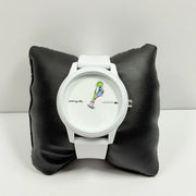 Lacoste Jeremyville White Dial White Silicone Strap Watch for Men - 2011072