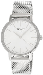  Shop Authentic Tissot Everytime Lady Silver Dial Silver Mesh Bracelet Watch for Women - T143.210.11.011.00 - Luxxuri