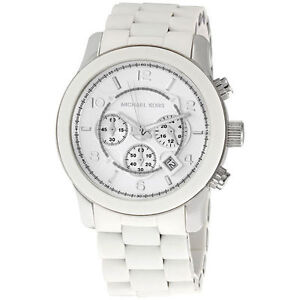  Shop Authentic Michael Kors Oversize White Dial White Steel Strap Watch for Men - MK8108 - Luxxuri
