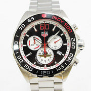  Shop Authentic Tag Heuer Formula 1 Indy 500 Special Edition Black Dial Silver Steel Strap Watch for Men - CAZ101V.BA0842 - Luxxuri