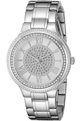  Shop Authentic Guess Madison Diamonds Silver Dial Silver Steel Strap Watch for Women - W0637L1 - Luxxuri