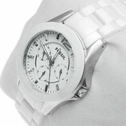  Shop Authentic Fossil Ceramic White Dial White Ceramic Strap Watch for Women - CE1002 - Luxxuri