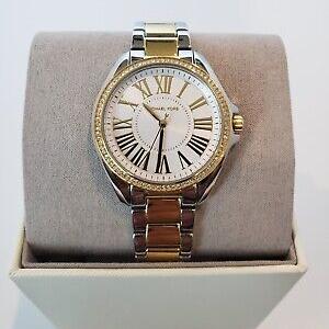  Shop Authentic Michael Kors Kacie Three Hand Silver Dial Two Tone Steel Strap Watch for Women - MK6931 - Luxxuri