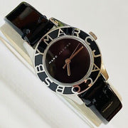  Shop Authentic Marc Jacobs Blade Black Dial Black Leather Strap Watch for Women - MBM1082 - Luxxuri