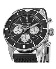  Shop Authentic Breitling Superocean Heritage B01 Chronograph 44 Black Dial Black Mesh Bracelet Watch for Men - AB0162121B1S1 - Luxxuri