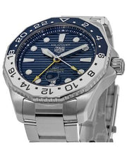  Shop Authentic Tag Heuer Aquaracer Professional 300 GMT Automatic Blue Dial Silver Steel Strap Watch for Men - WBP2010.BA0632 - Luxxuri