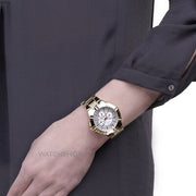  Shop Authentic Guess Vista Diamonds Gold Dial Gold Steel Strap Watch for Women - W13573L1 - Luxxuri
