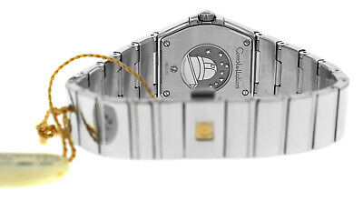  Shop Authentic Omega Constellation Quartz Diamonds Silver Dial Silver Steel Strap Watch for Women - 123.15.27.60.55.004 - Luxxuri