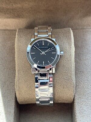  Shop Authentic Burberry The City Black Dial Silver Steel Strap Watch for Women - BU9201 - Luxxuri