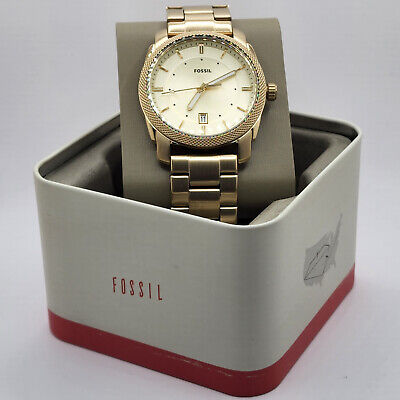  Shop Authentic Fossil Machine Gold Dial Gold Steel Strap Watch for Men - FS5264 - Luxxuri
