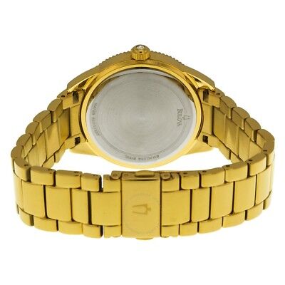  Shop Authentic Bulova Multi Function Gold Dial Gold Steel Strap Watch for Women - 97N102 - Luxxuri