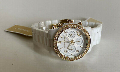  Shop Authentic Michael Kors Runway White Dial White Steel Strap Watch for Women - MK5237 - Luxxuri