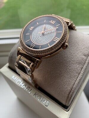  Shop Authentic Michael Kors Catlin Black Dial Gold Steel Strap Watch for Women - MK3338 - Luxxuri