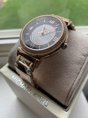  Shop Authentic Michael Kors Catlin Black Dial Gold Steel Strap Watch for Women - MK3338 - Luxxuri