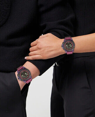  Shop Authentic Versace Icon Active Chronograph Black Dial Purple Rubber Strap Watch For Men - VEZ701423 - Luxxuri