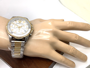  Shop Authentic Versace Greca Action Chronograph Quartz Silver Dial Two Tone Steel Strap Watch for Men - VE3J00522 - Luxxuri