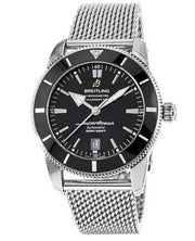  Shop Authentic Breitling Superocean Heritage B20 Automatic 46 Black Dial Silver Mesh Bracelet Watch for Men - AB2020121B1A1 - Luxxuri