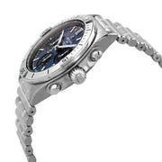  Shop Authentic Breitling Chronomat B01 42mm Blue Dial Silver Steel Strap Watch for Men - AB0134101C1A1 - Luxxuri