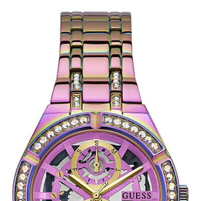  Shop Authentic Guess Allara Quartz Purple Dial Purple Steel Strap Watch For Women - GW0604L4 - Luxxuri