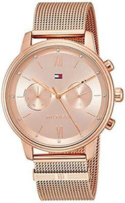  Shop Authentic Tommy Hilfiger Blake Quartz Gold Dial Gold Mesh Bracelet Watch for Women - 1782303 - Luxxuri