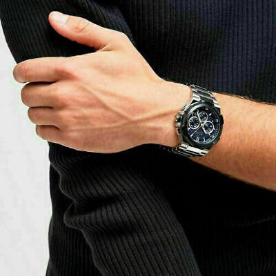  Shop Authentic Hugo Boss Supernova Chronograph Blue Dial Silver Steel Strap Watch for Men - 1513360 - Luxxuri